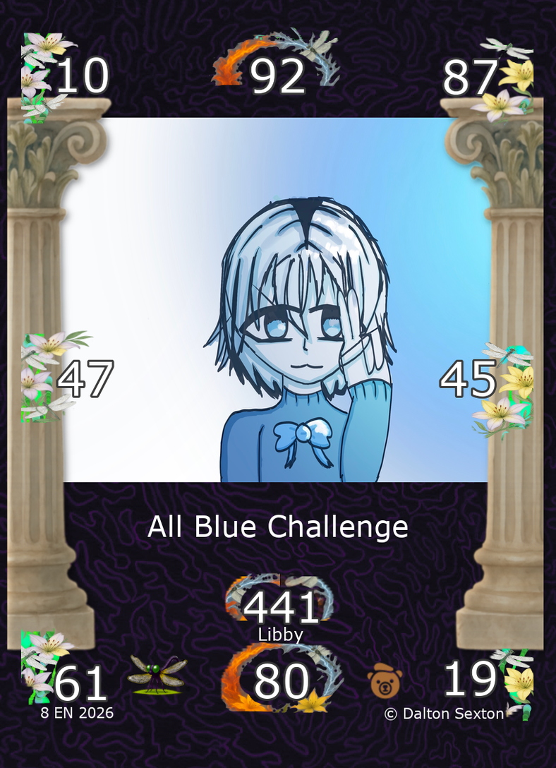 ATAC card featuring All Blue Challenge