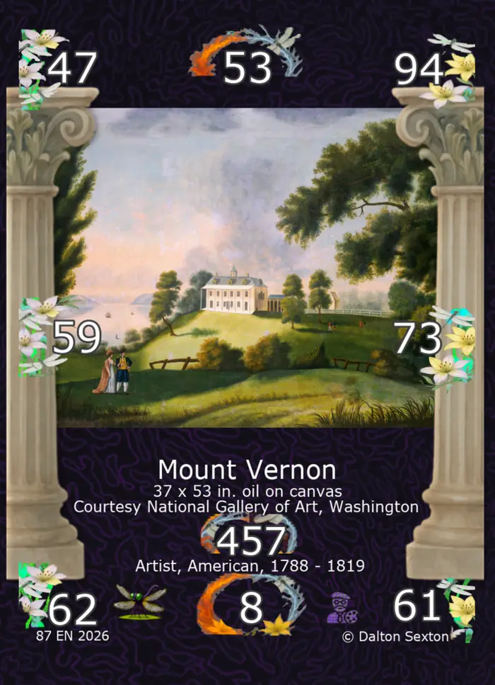 ATAC card featuring Mount Vernon